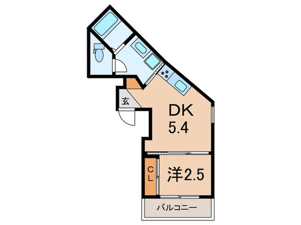 ブロンテ北在家EASTの物件間取画像